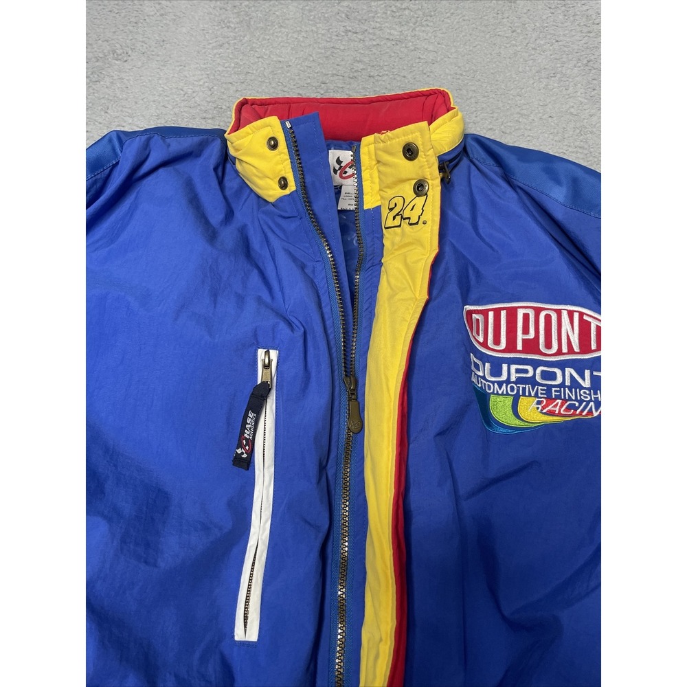 Vintage Y2K Chase Authentic Jeff Gordon #24 DuPont NASCAR Racing Jacket Men's XL - Picture 6 of 16